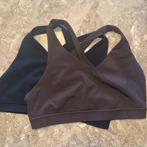 lululemon athletica Black and Brown Sports Bras